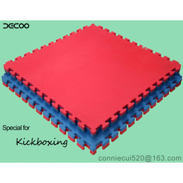 T Pattern Red Blue Color Eva Judo Floor Mat 4cm